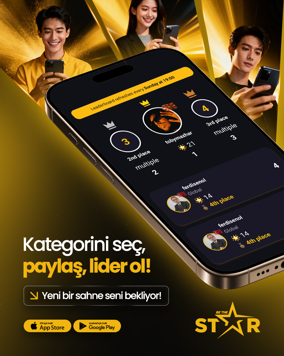 BE The Star I Sosyal Medya Tasarımları görsel 2