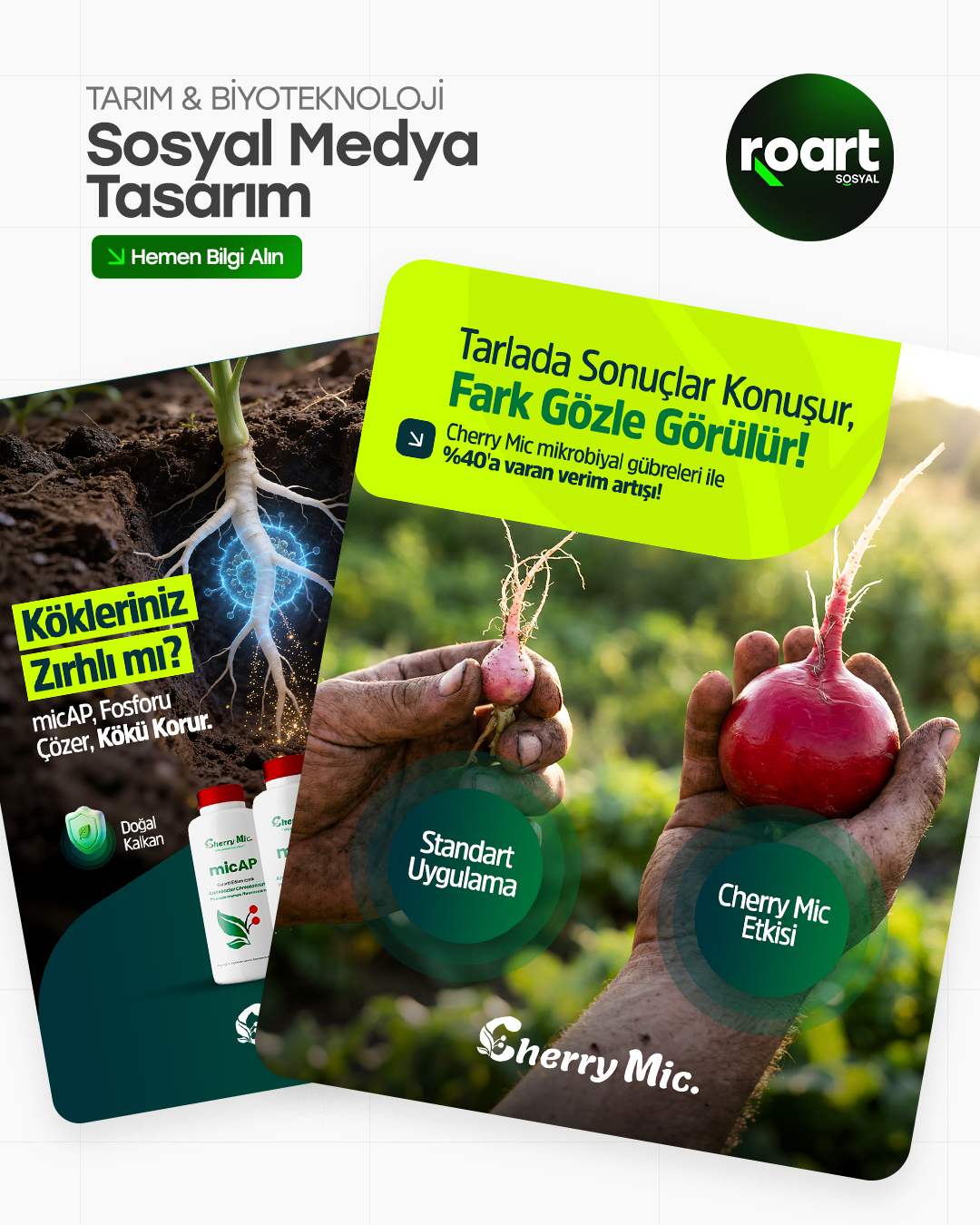 Cherry Mic. I Sosyal Medya Tasarımları görsel 1